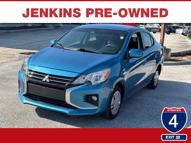 Sapphire Blue Metallic 2022 Mitsubishi Mirage G4 Sedan
