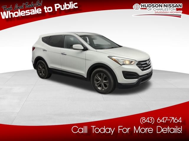 2015 Frost White Pearl Hyundai Santa Fe Sport Base FWD SUV