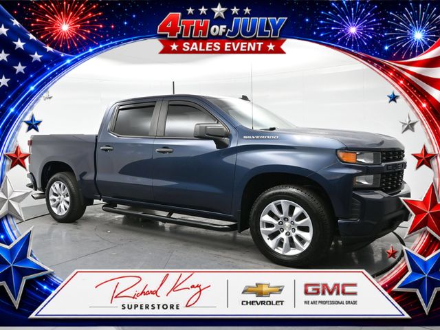 Blue Metallic 2020 Chevrolet Silverado 1500 Pickup Truck 4X2 6-Speed Automatic Overdrive