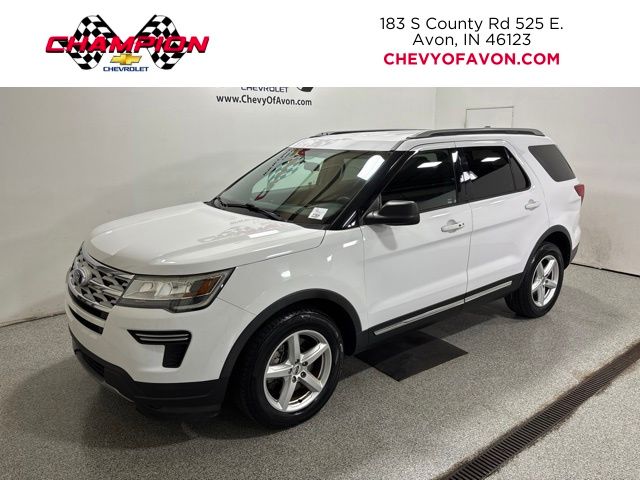 Oxford White 2019 Ford Explorer SUV / Crossover Front-Wheel Drive 6-Speed Automatic