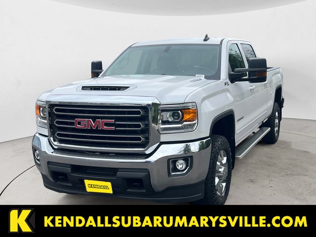 White Frost 2018 GMC Sierra 3500HD Pickup Truck Four-Wheel Drive 6-Speed Automatic