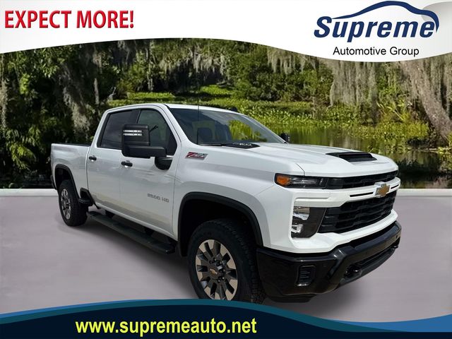 2025 Chevrolet Silverado 2500HD Custom White at Ross Downing Chevrolet