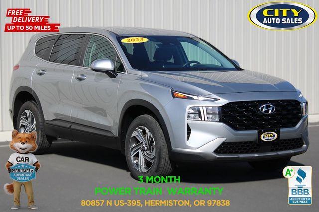 Shimmering Silver Pearl 2023 Hyundai Santa Fe SE AWD SUV / Crossover All-Wheel Drive 8-Speed Automatic