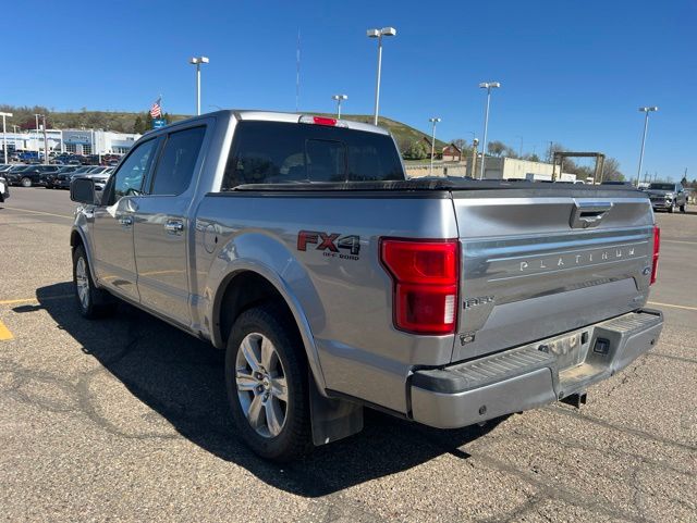 2020 Silver Ford F-150 Platinum 4X4 Truck