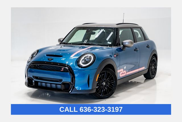 Island Blue Metallic 2023 MINI Cooper Hatchback Front-Wheel Drive 7-Speed Automatic