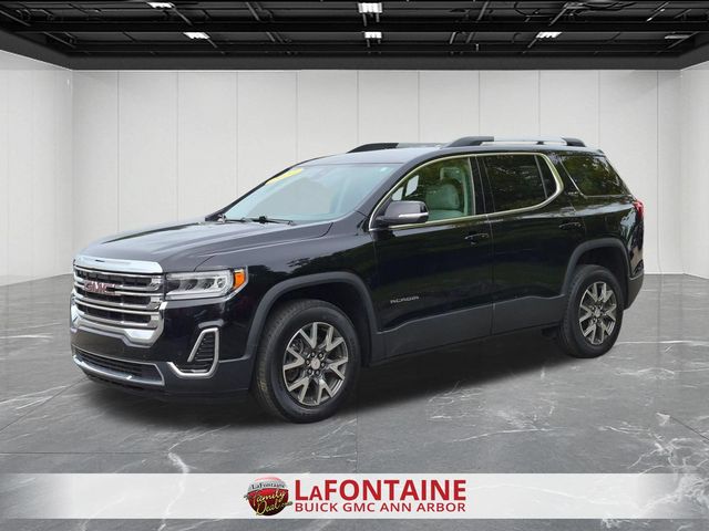 Black (Ebony Twilight Metallic) 2023 GMC Acadia SLE AWD SUV / Crossover Four-Wheel Drive 9-Speed Automatic