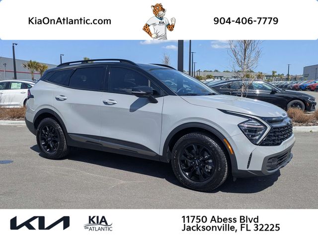 Wolf Gray/Ebony Black Roof 2024 Kia Sportage X-Pro AWD SUV / Crossover All-Wheel Drive 8-Speed Automatic