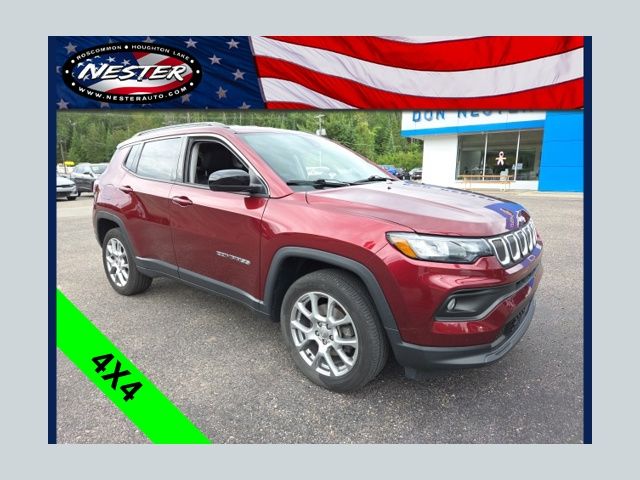 Velvet Red Pearlcoat 2022 Jeep Compass SUV / Crossover Four-Wheel Drive 9-Speed Automatic