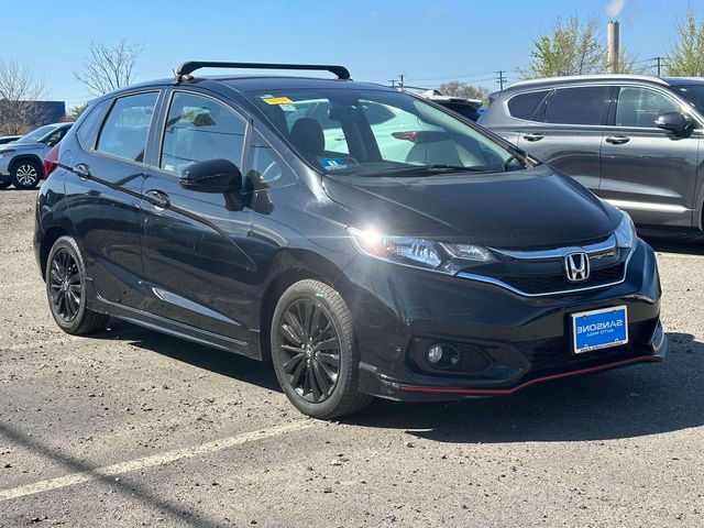Black 2020 Honda Fit Sport FWD Hatchback Front-Wheel Drive Continuously Variable Transmission