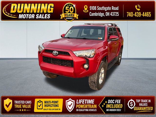 Barcelona Red Metallic 2018 Toyota 4Runner SUV / Crossover Four-Wheel Drive 5-Speed Automatic Overdrive