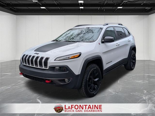 Bright White Clearcoat 2017 Jeep Cherokee Trailhawk 4WD SUV / Crossover Four-Wheel Drive 9-Speed Automatic
