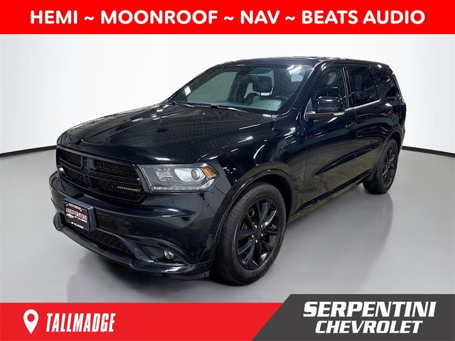 DB Black Crystal Clearcoat 2017 Dodge Durango SUV / Crossover All-Wheel Drive 8-Speed Automatic