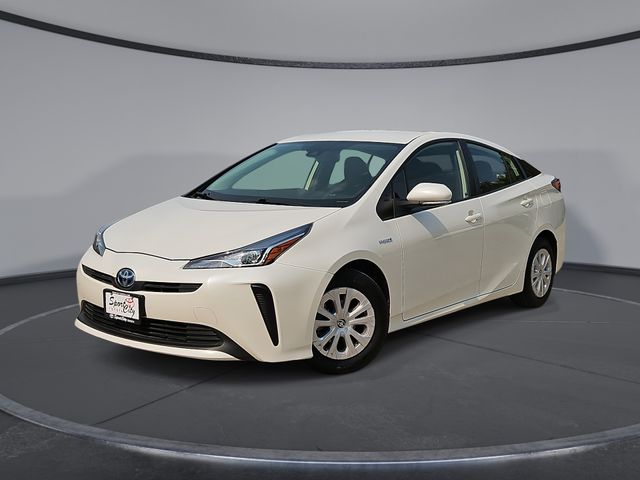 White (Blizzard Pearl) 2020 Toyota Prius Hatchback Front-Wheel Drive Continuously Variable Transmission