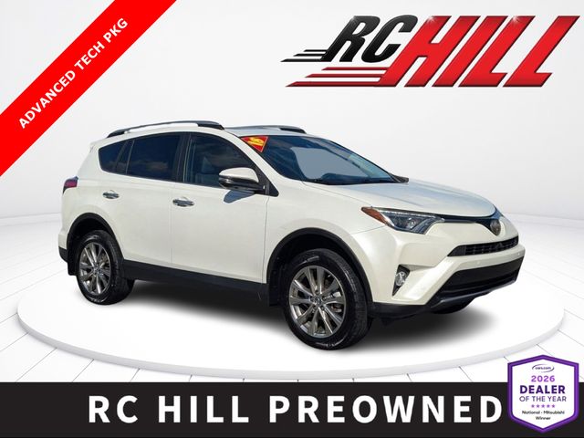 White (Blizzard Pearl) 2018 Toyota RAV4 Limited SUV / Crossover Front-Wheel Drive 6-Speed Automatic