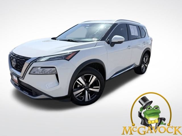 2023 Nissan Rogue SL White at Brown Honda