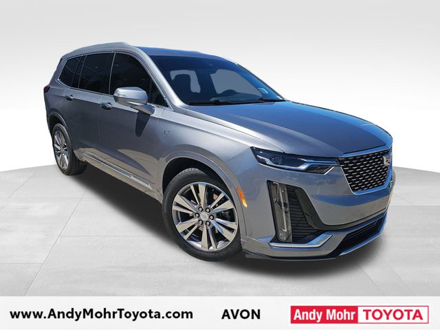 Gray (Satin Steel Metallic) 2022 Cadillac XT6 Premium Luxury AWD SUV / Crossover Four-Wheel Drive 9-Speed Automatic