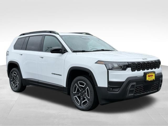 Bright White Clearcoat 2026 Jeep Cherokee SUV / Crossover Four-Wheel Drive Continuously Variable Transmission