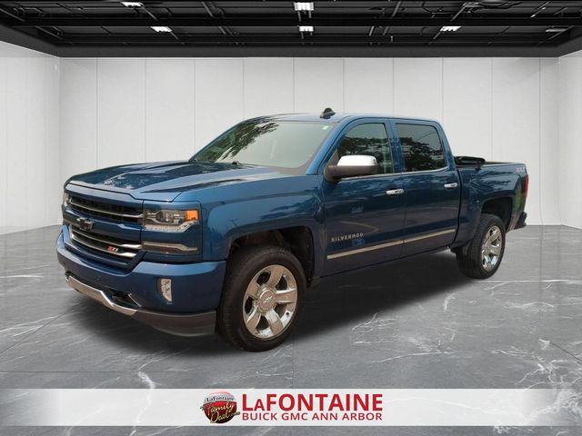 Deep Ocean Blue 2017 Chevrolet Silverado 1500 Pickup Truck Four-Wheel Drive 8-Speed Automatic Overdrive