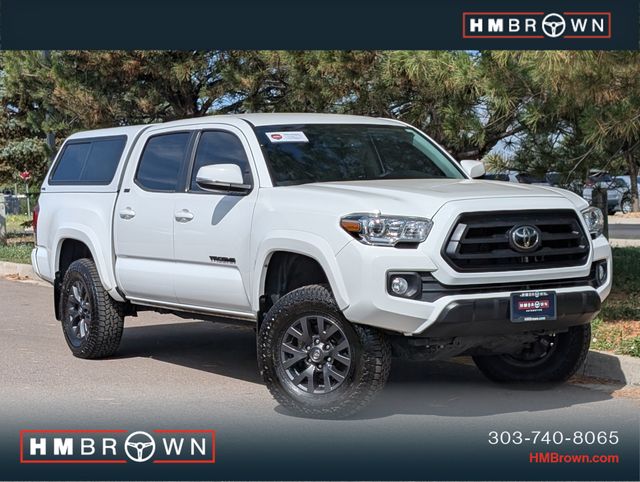 Super White 2021 Toyota Tacoma Pickup Truck Four-Wheel Drive 6-Speed Automatic
