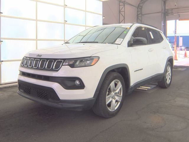 Bright White Clearcoat 2022 Jeep Compass Latitude FWD SUV / Crossover Front-Wheel Drive 6-Speed Automatic