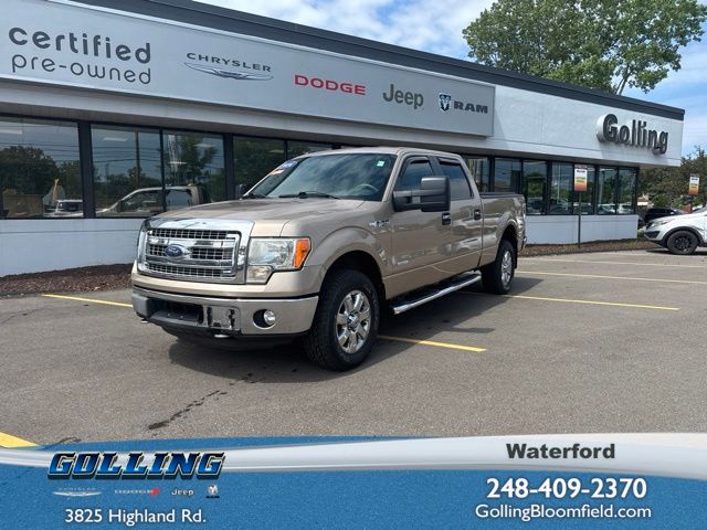 Pale Adobe Metallic 2014 Ford F-150 Pickup Truck Four-Wheel Drive 6-Speed Automatic