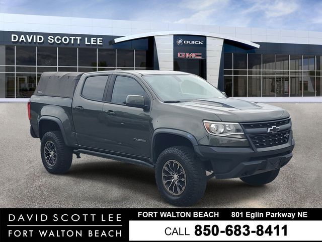 Green Metallic 2017 Chevrolet Colorado ZR2 Crew Cab 4WD Pickup Truck Four-Wheel Drive 8-Speed Automatic