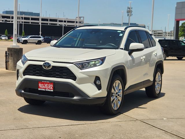 2021 Toyota RAV4 XLE Premium White at Bayway Chrysler Dodge Jeep Ram