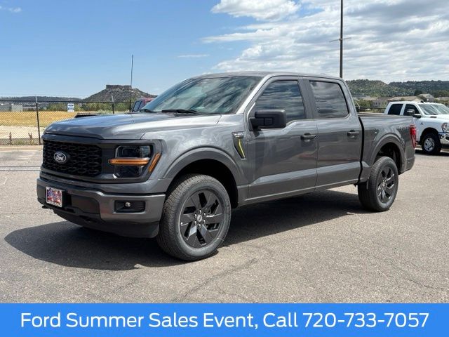 Gray Metallic 2025 Ford F-150 Pickup Truck Four-Wheel Drive Automatic