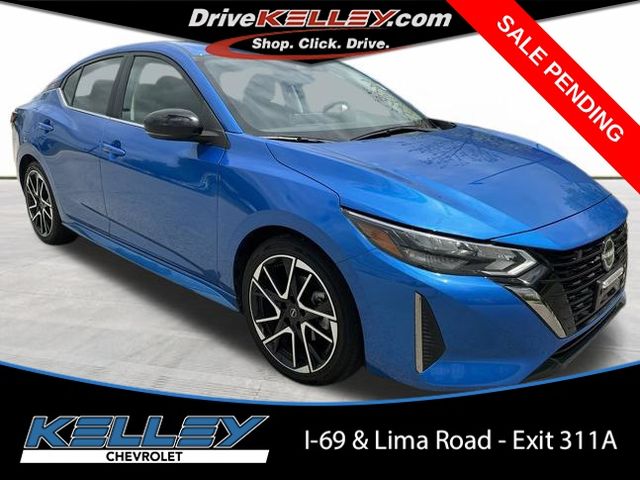 Electric Blue Metallic 2025 Nissan Sentra Sedan Front-Wheel Drive Continuously Variable Transmission