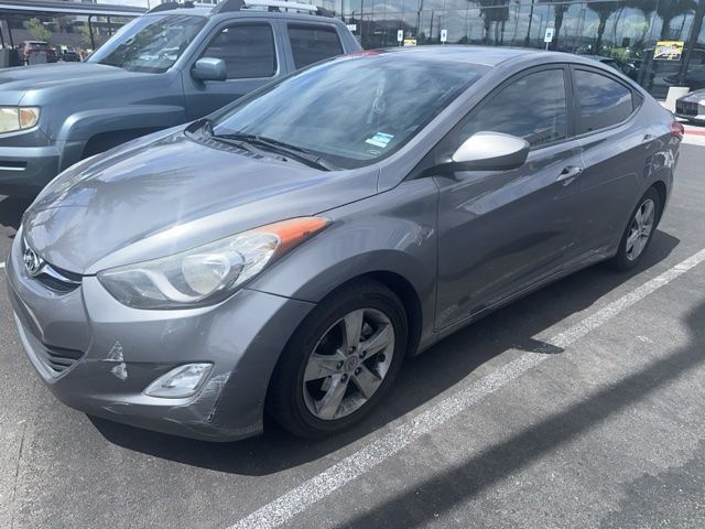 Harbor Gray Metallic 2012 Hyundai Elantra GLS FWD Sedan Front-Wheel Drive 6-Speed Automatic Overdrive