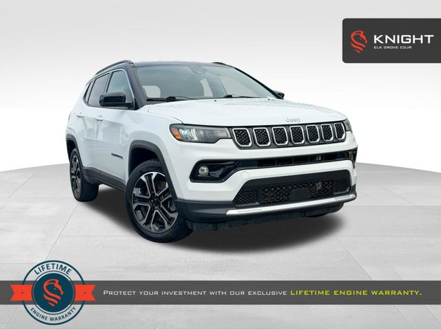 Bright White Clearcoat 2024 Jeep Compass SUV / Crossover Four-Wheel Drive 8-Speed Automatic