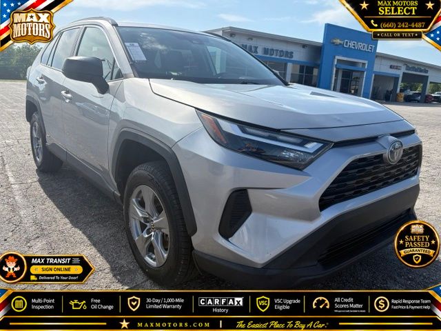 Silver Sky Metallic 2023 Toyota RAV4 Hybrid SUV / Crossover All-Wheel Drive Continuously Variable Transmission