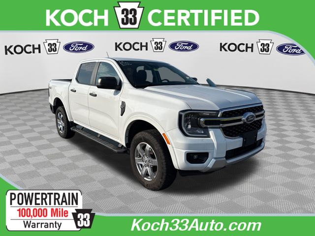 Oxford White 2025 Ford Ranger Pickup Truck Four-Wheel Drive Automatic