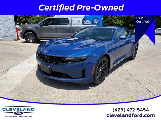 Riverside Blue Metallic 2019 Chevrolet Camaro Coupe Rear-Wheel Drive 6-Speed Manual