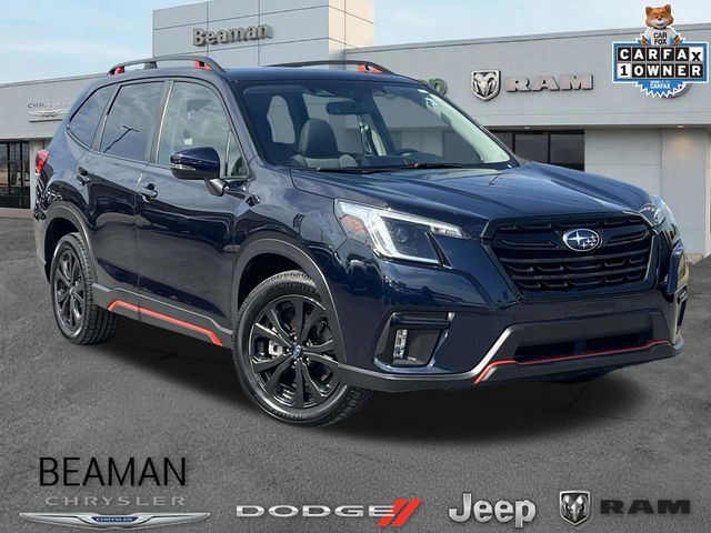 Dark Blue Pearl 2022 Subaru Forester Sport Crossover AWD SUV / Crossover All-Wheel Drive Continuously Variable Transmission