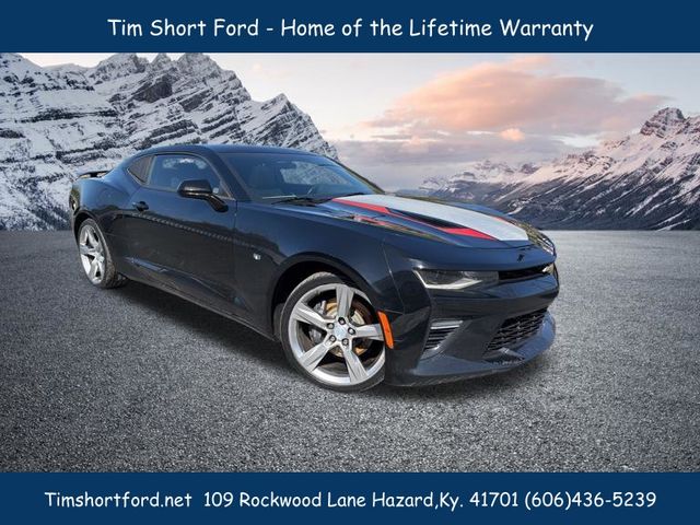 Black 2018 Chevrolet Camaro 1SS Coupe RWD Coupe Rear-Wheel Drive 8-Speed Automatic