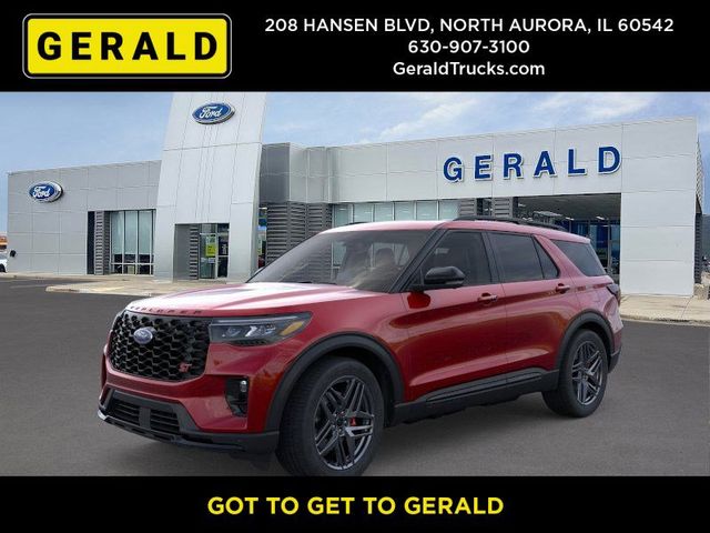 Red Metallic 2026 Ford Explorer ST AWD SUV / Crossover All-Wheel Drive Automatic