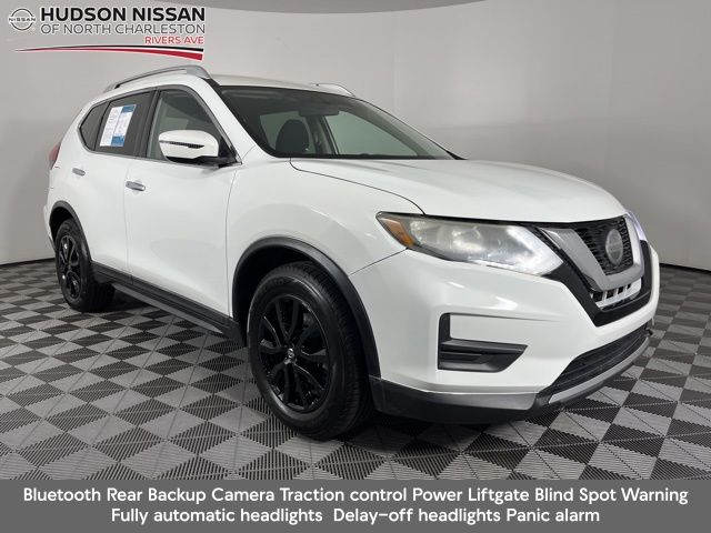 Glacier White 2018 Nissan Rogue SV FWD SUV / Crossover Front-Wheel Drive Continuously Variable Transmission