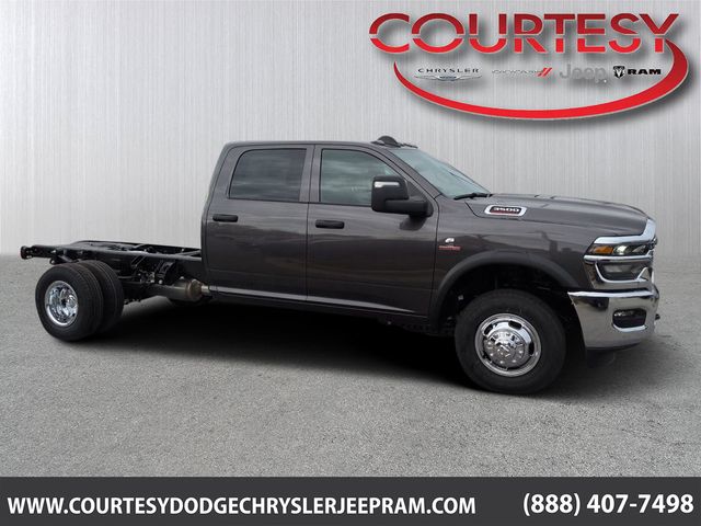 Gray (Granite Crystal Metallic Clearcoat) 2026 RAM 3500 Chassis Pickup Truck Four-Wheel Drive 8-Speed Automatic