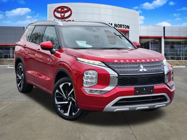 Red Diamond/Black Roof 2023 Mitsubishi Outlander SEL S-AWC SUV / Crossover All-Wheel Drive Continuously Variable Transmission