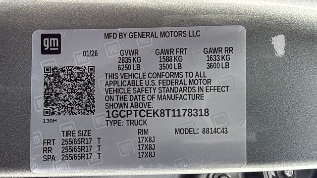 new 2026 Chevrolet Colorado car, priced at $43,040