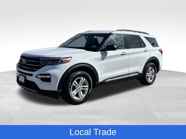 Oxford White 2020 Ford Explorer SUV / Crossover All-Wheel Drive Automatic