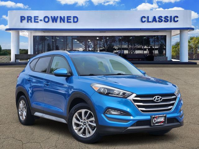 Caribbean Blue 2018 Hyundai Tucson SUV / Crossover Front-Wheel Drive 6-Speed Automatic