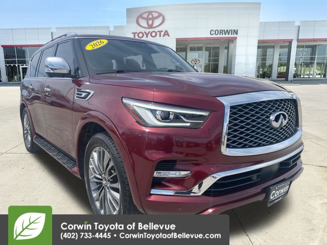 Coulis Red 2021 INFINITI QX80 Sensory RWD SUV / Crossover Rear-Wheel Drive 7-Speed Automatic