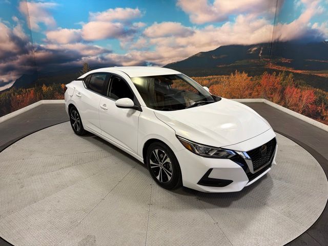 White (Fresh Powder) 2023 Nissan Sentra Sedan Front-Wheel Drive Continuously Variable Transmission