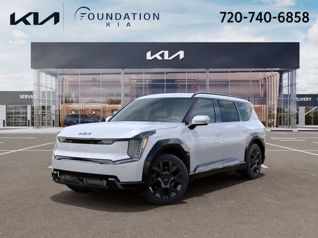Glacial White Pearl 2026 Kia EV9 SUV / Crossover All-Wheel Drive 1-Speed Automatic