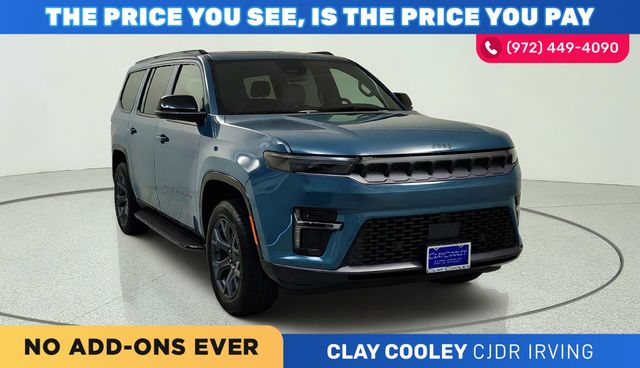 Gray (Steel Blue) 2026 Jeep Grand Wagoneer SUV / Crossover Four-Wheel Drive 8-Speed Automatic