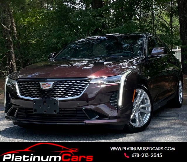 Garnet Metallic 2021 Cadillac CT4 Sedan Rear-Wheel Drive 8-Speed Automatic