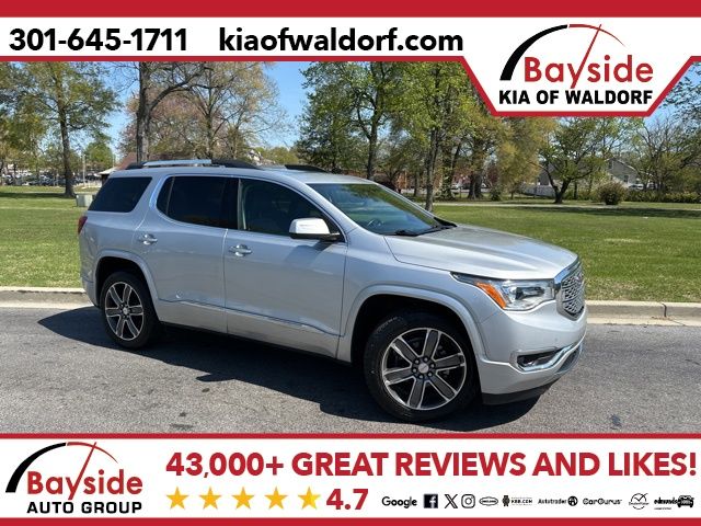 Quicksilver Metallic 2019 GMC Acadia Denali FWD SUV / Crossover Front-Wheel Drive 6-Speed Automatic