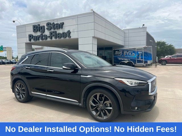 2019 INFINITI QX50 ESSENTIAL Black at South Houston Nissan